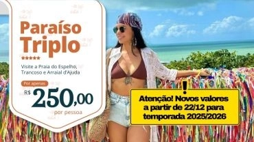 Paraíso Triplo • 03 passeios em 01 dia